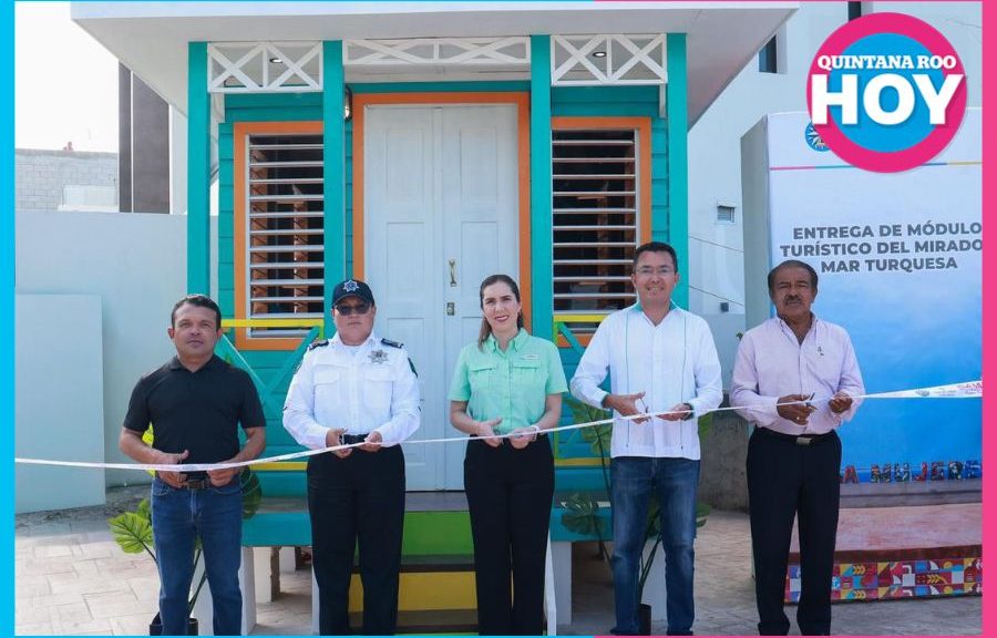 Inauguran módulo de atención turística y seguridad en el Mirador Mar Turquesa