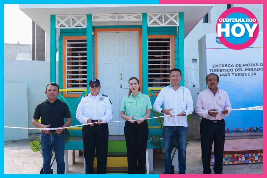 Inauguran módulo de atención turística y seguridad en el Mirador Mar Turquesa