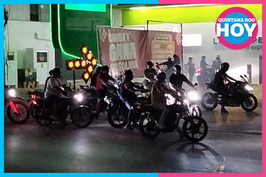 Autoridades de Cancún refuerzan los operativos para regular las rodadas de motociclistas
