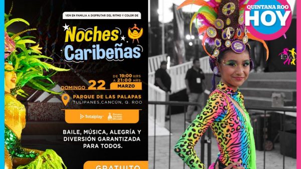 Regresan las Noches Caribeñas al Parque de las Palapas con danza y cultura