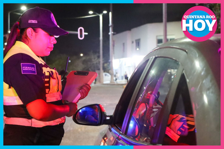 Playa del Carmen reduce un 23% los accidentes por alcohol con el Operativo Alcoholímetro