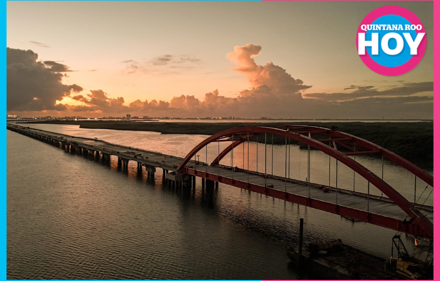 Puente Nichupté de Cancún alcanza un 95% de avance y abriría en abril