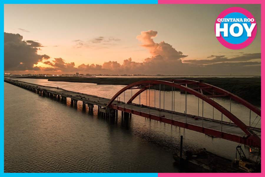 Puente Nichupté de Cancún alcanza un 95% de avance y abriría en abril