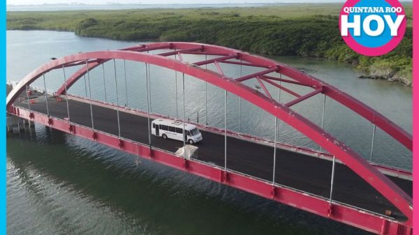Puente Nichupté en Cancún está próximo a inaugurarse: Mara Lezama