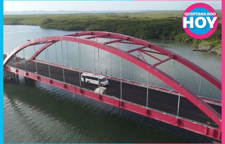 Puente Nichupté en Cancún está próximo a inaugurarse: Mara Lezama