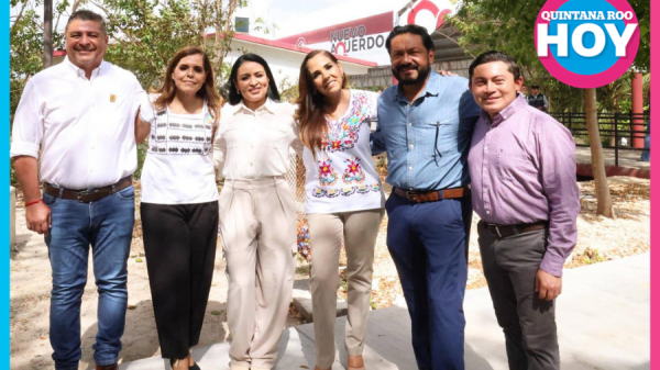 Inauguran domo deportivo en el Colegio de Bachilleres de Puerto Morelos