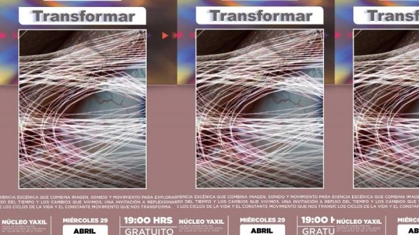 “Transformar”: experiencia escénica íntima llega a Núcleo Yaxil