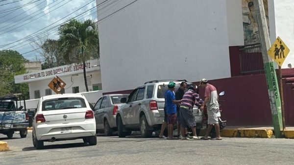 Accidentes en zona centro por imprudencia de conductores