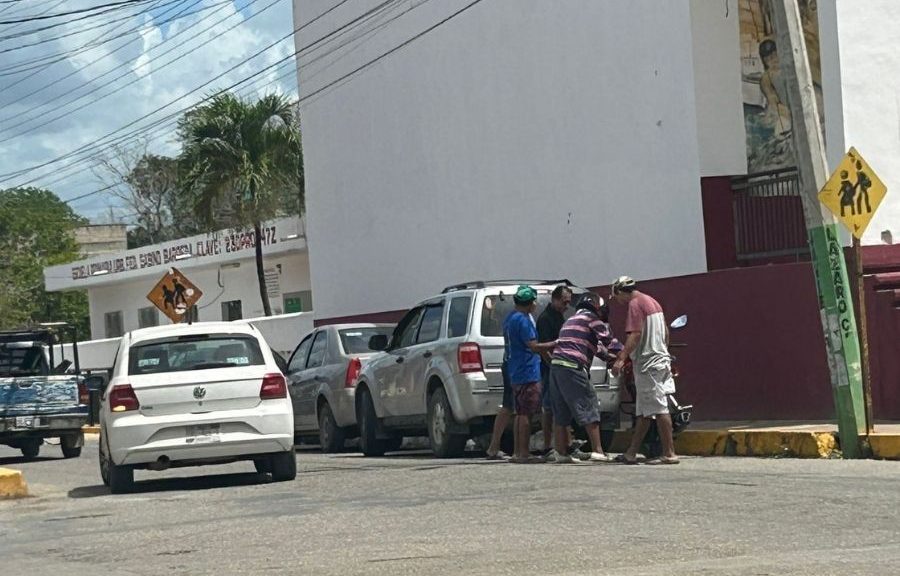 Accidentes en zona centro por imprudencia de conductores