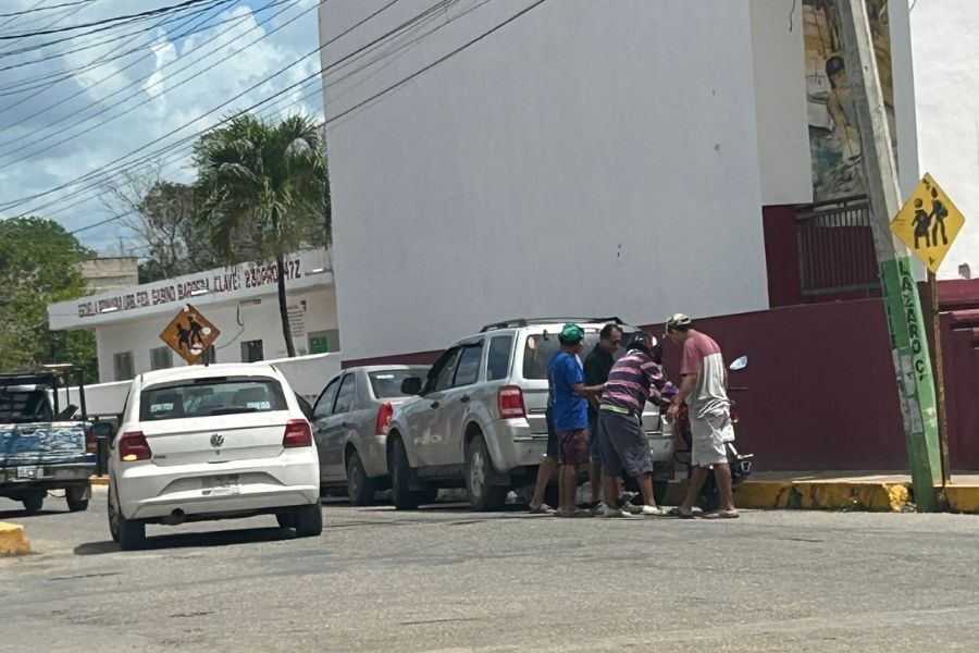 Accidentes en zona centro por imprudencia de conductores