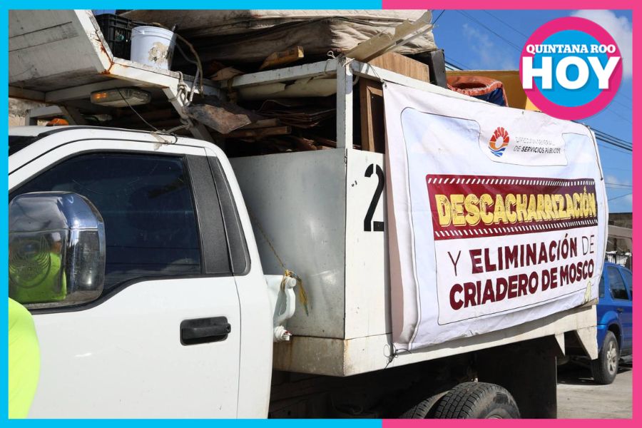 Descacharrización en Cancún recolecta más de 8 m³ durante mayo