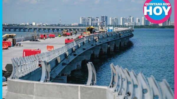 Puente Nichupté tiene horario de circulación: abrirá este lunes desde temprano