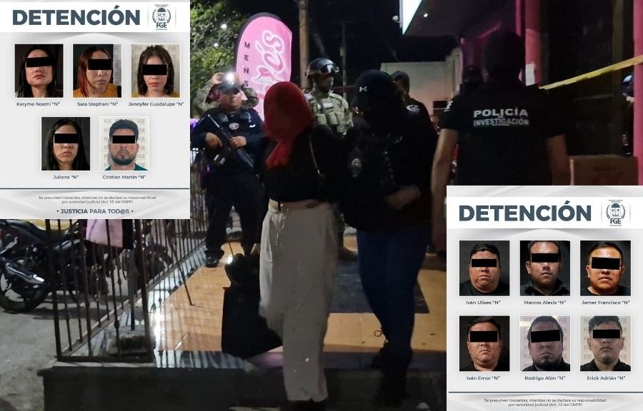 Cateo en Othón P. Blanco deja 28 mujeres rescatadas y 11 detenidos