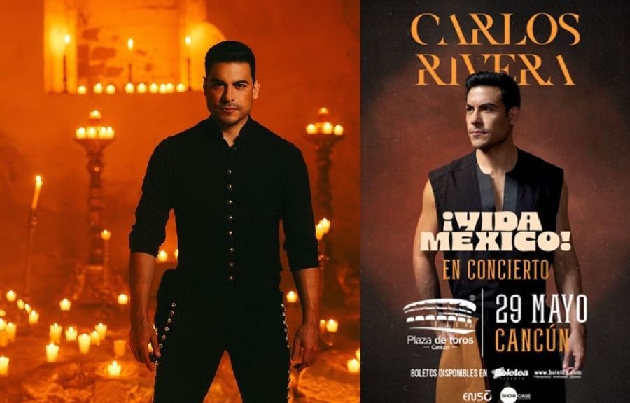 Carlos Rivera llegará a Cancún con su gira “Vida México”