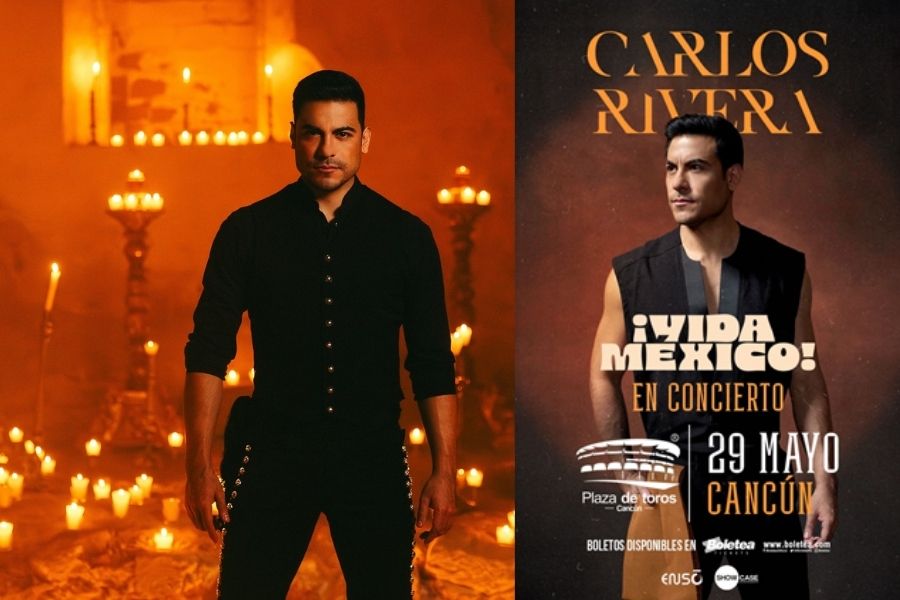 Carlos Rivera llegará a Cancún con su gira “Vida México”