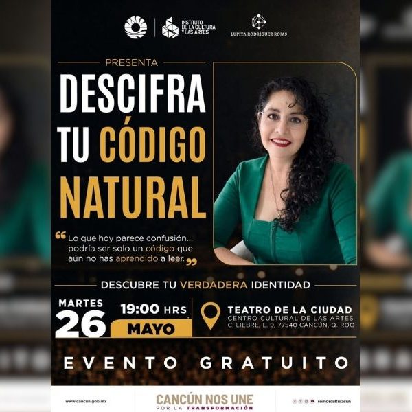 Presentarán “Descifra Tu Código Natural” en Cancún