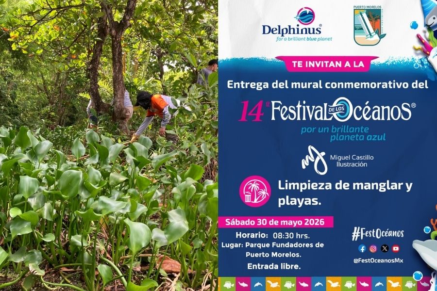 Festival de los Océanos unirá arte y limpieza ambiental en Puerto Morelos