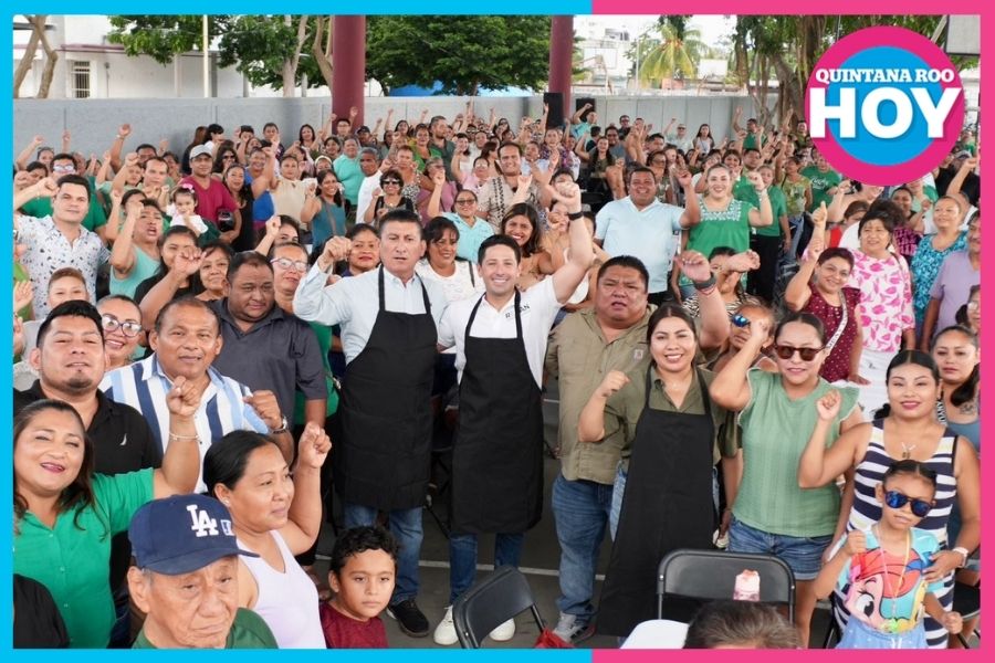 Renán Sánchez y “Chepe” conviven con familias en Cozumel