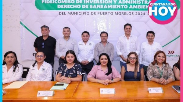 Puerto Morelos supera 42% de meta en saneamiento ambiental