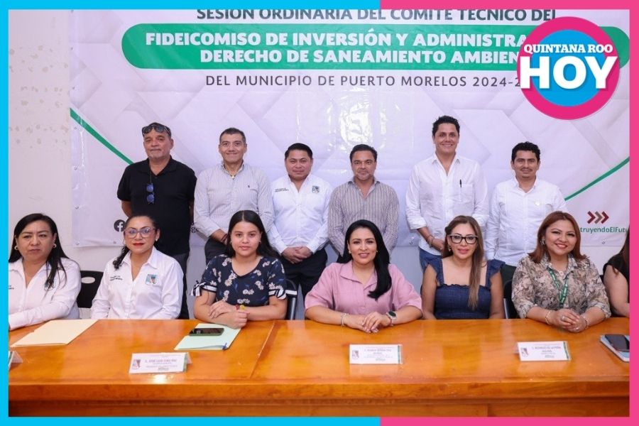 Puerto Morelos supera 42% de meta en saneamiento ambiental