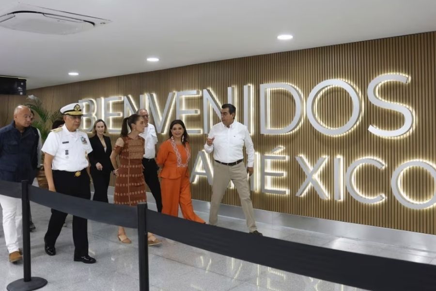 Sheinbaum inaugura primera fase de la remodelación del AICM con inversión de 6 mil 500 millones de pesos