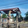 Habitantes de Valladolid Nuevo construyen espacio comunitario con recursos propios