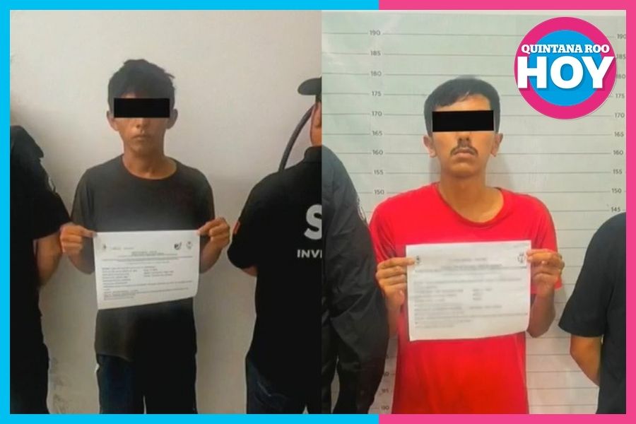 Detienen a dos sujetos por enganchar a menores para vender droga en Tulum