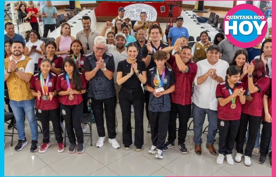 Estefanía Mercado reconoce a medallistas de CONADE 2026