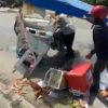 accidente de vendedor ambulante en carretera 307