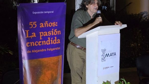 exposición de Alejandro Folgarolas en el Museo Maya de Cancún