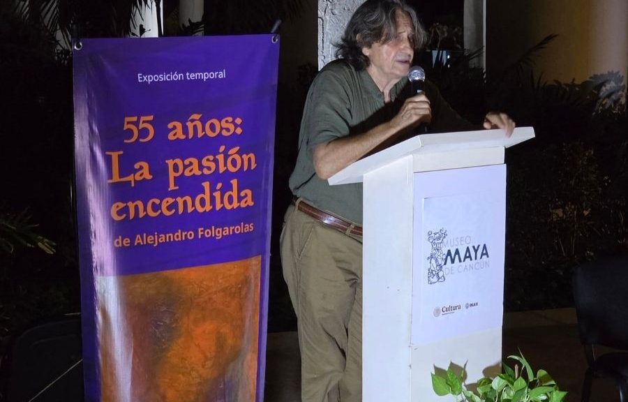 exposición de Alejandro Folgarolas en el Museo Maya de Cancún