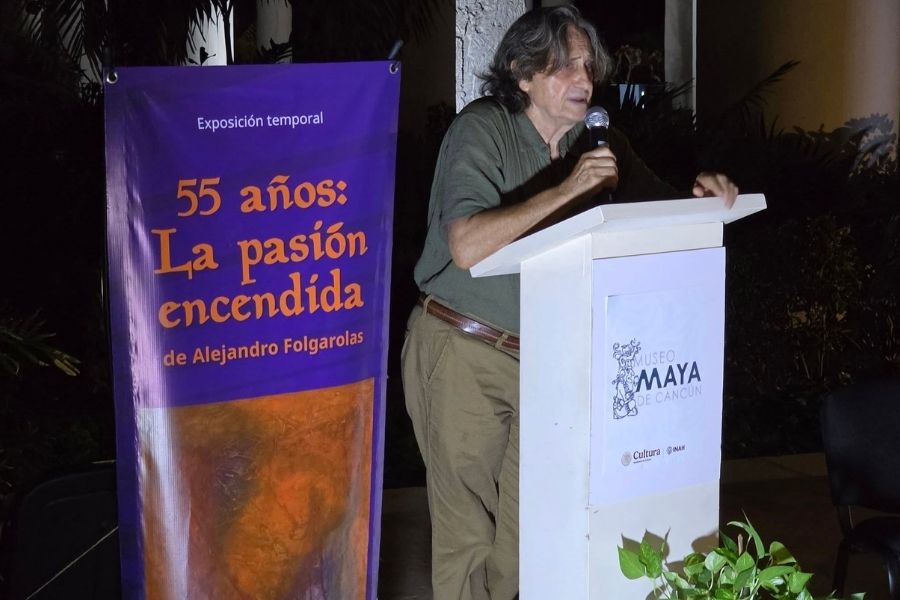 exposición de Alejandro Folgarolas en el Museo Maya de Cancún