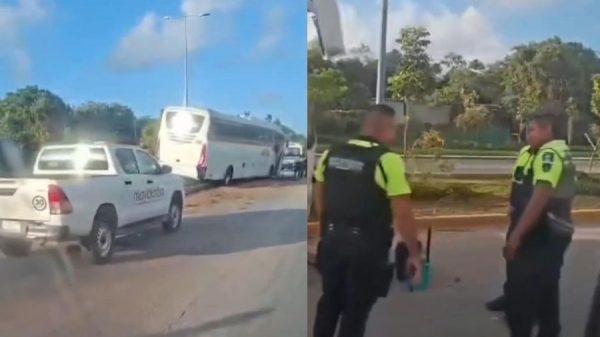 Chofer evita tragedia tras presunta falla de frenos en la 307