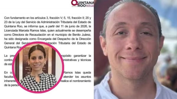 Marcela Ramos asume el SAT Quintana Roo tras salida de Héctor Contreras