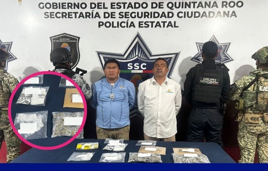 Golpe a presunta red delictiva en Costa Mujeres; caen dos hombres