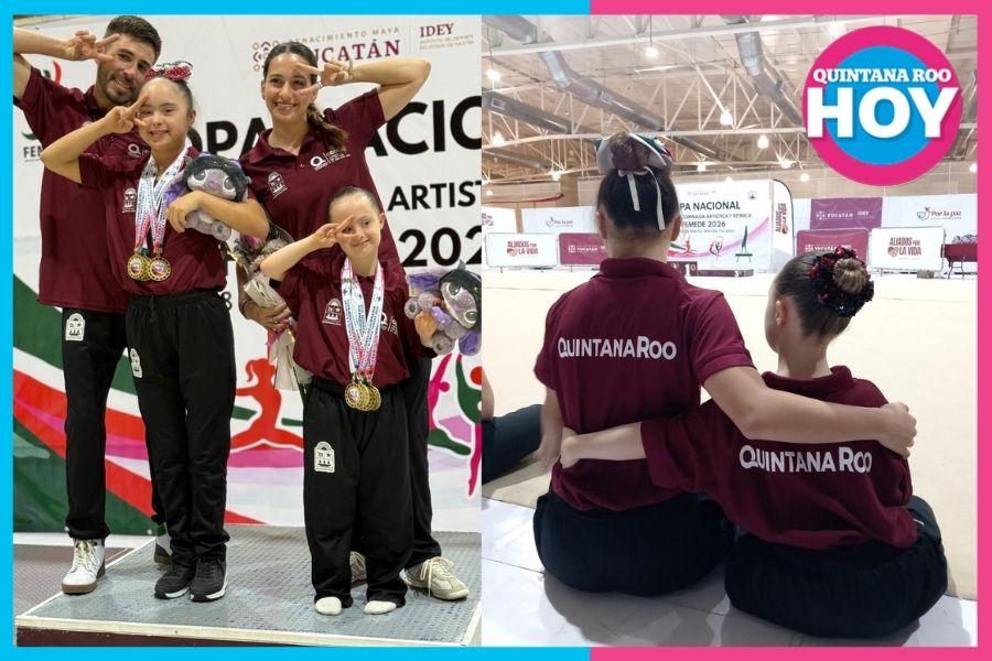 Gimnastas de Quintana Roo buscarán la gloria mundial en Bulgaria