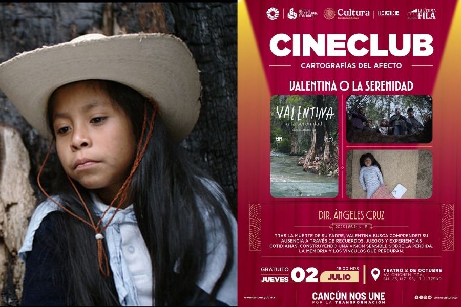 Cineclub Cancún inicia ciclo con "Valentina o la serenidad" este 2 de julio