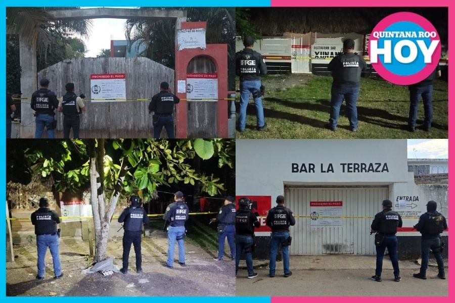 FGE asegura cuatro inmuebles por narcomenudeo en el sur de Quintana Roo