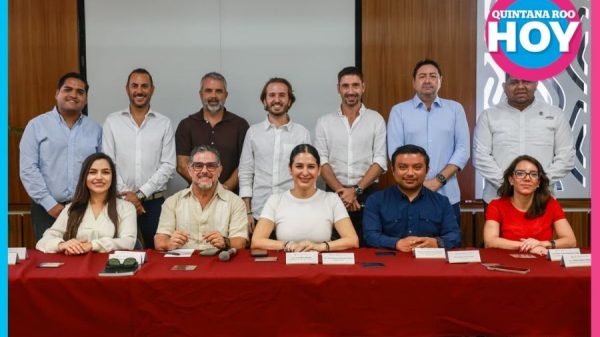 Estefanía Mercado y hoteleros refuerzan acciones contra sargazo