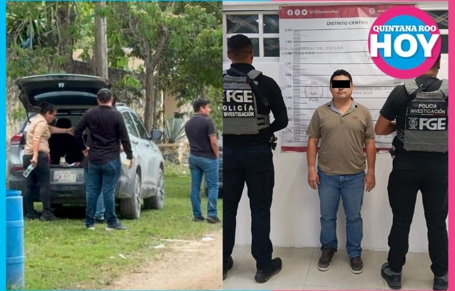 Detienen a exdirector de Obras Públicas de Tulum por violencia familiar