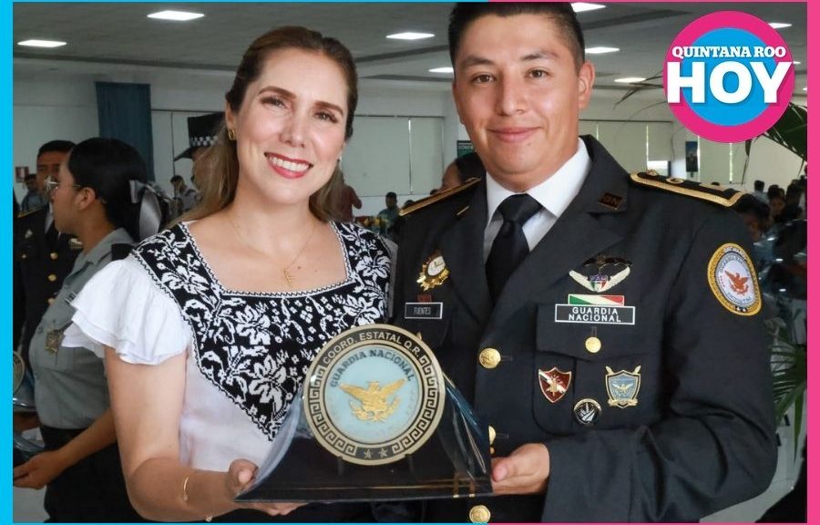 Atenea Gómez reconoce labor de la Guardia Nacional en su aniversario