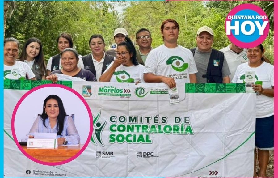 Puerto Morelos fortalece vigilancia ciudadana en obras públicas