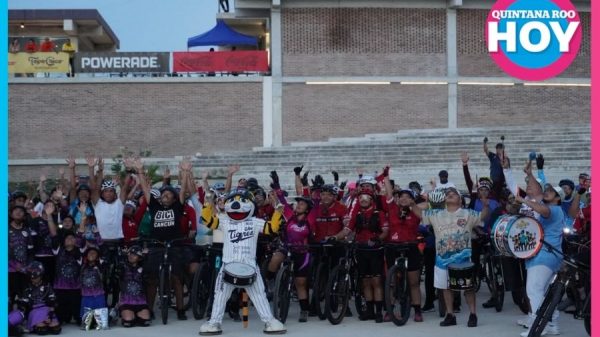 Rodando Cancún cumple un año con más de 1,600 ciclistas