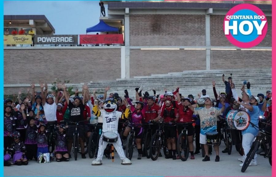 Rodando Cancún cumple un año con más de 1,600 ciclistas