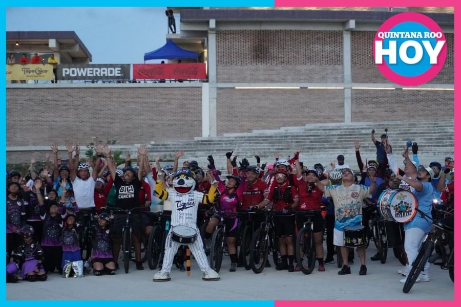 Rodando Cancún cumple un año con más de 1,600 ciclistas