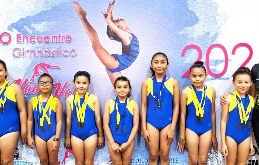 Stars Gym representa a Puerto Morelos en encuentro estatal de gimnasia artística