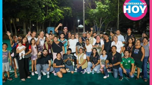 Rehabilitan cancha deportiva de Ciudad Natura para impulsar el deporte