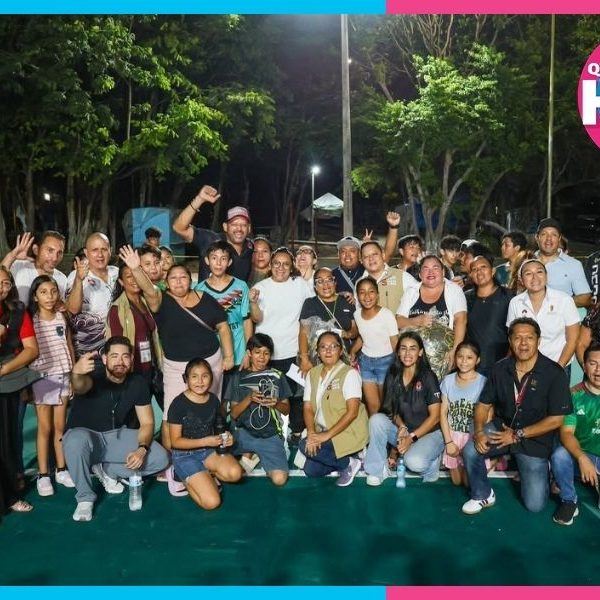 Rehabilitan cancha deportiva de Ciudad Natura para impulsar el deporte