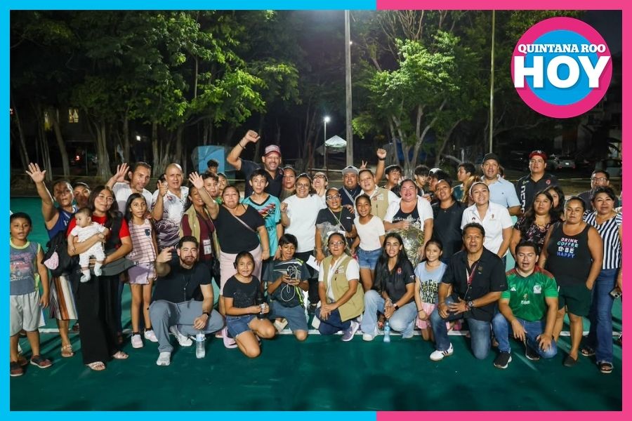 Rehabilitan cancha deportiva de Ciudad Natura para impulsar el deporte