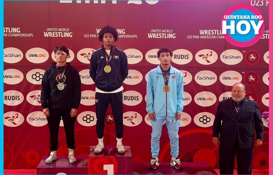Jazziel Balam gana plata en el Panamericano U23 de Lucha Libre